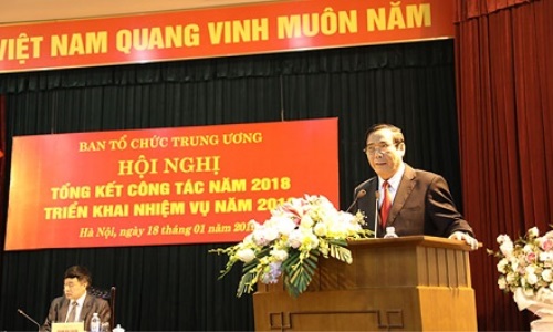 Ban Tổ chức Trung ương tổng kết công tác năm 2018, triển khai nhiệm vụ năm 2019